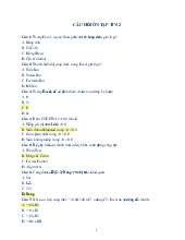 Tài liệu tổng hợp 160 câu hỏi Excel