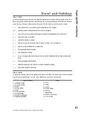 Từ vựng FCE 1 Travel and Holidays - English A2| Đại học Sư Phạm Hà Nội