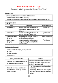 Giáo án Tiếng Anh 6 sách Global Success HK1 Unit 6