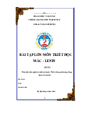 Phân tích định nghĩa vật chất của Lenin. Từ đó chững minh năng lượngthuộc về vật chất  - Triết học Mác Lenin | Đại học Kinh Tế Quốc Dân