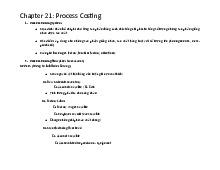Chapter 21: Process Costing System Overview and Flow | Môn Managerial Accounting - Trường Đại học Quốc tế, Đại học Quốc gia Thành phố Hồ Chí Minh