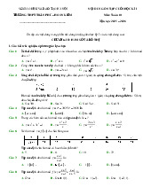 Đề cương ôn tập cuối học kì 1 Toán 10 năm 2025 – 2026 trường THPT Trần Phú – Hà Nội