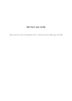 Lý thuyết Mô hình sức khỏe