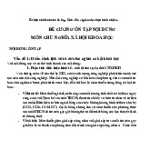 Đề Cương Nội Dung Ôn Tập Học Phần Chủ Nghĩa Xã Hội Khoa Học |Đại học Nội Vụ Hà Nội
