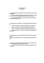 Bộ câu hỏi ôn tập chương 5 môn Tư Tưởng Hồ Chí Minh (cá nhân) | Đại học Văn Lang