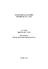 Giáo trình môn Triết học Mác - Lênin | trường Đại học Huế