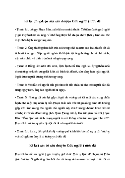 Kể lại câu chuyện Cứu người trước đã (3 mẫu) | Văn mẫu Tiếng việt 4| Cánh diều