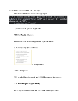 Hướng dẫn giải bài tập môn Hóa sinh bằng tiếng Anh