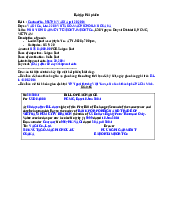 Bài tập Hối phiếu | Trường Đại học Đồng Tháp