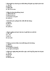 Bộ câu hỏi trắc nghiệm có đáp án ôn tập môn Kinh tế vi mô | Trường Đại học Kinh Tế Quốc Dân