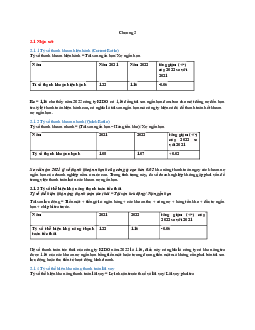 Đề cương chương 3 môn Nguyên lý kế toán (có đáp án).