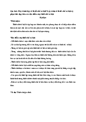 Bài tập xã hội học - Xã hội học đại cương | Trường Đại học Văn hóa Hà Nội