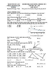 Đề cuối học kì 1 Toán 7 năm 2024 – 2025 phòng GD&ĐT Kỳ Anh – Hà Tĩnh