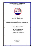 Biến đổi vai trò của người phụ nữ trong gia đình hiện nay | Tiểu luận cơ sở văn hóa Việt Nam