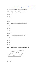 Đề thi cuối học kỳ 2 môn Toán lớp 2 năm học 2024 - 2025 - Đề số 3 | Bộ sách Kết nối tri thức