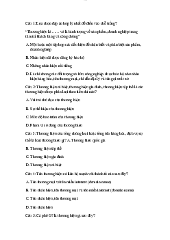 trắc nghiệm môn quản trị học có đáp án