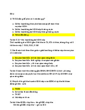 Đề trắc nghiệm số 4 môn Kinh tế vĩ mô | Đại học Kinh tế Thành phố Hồ Chí Minh