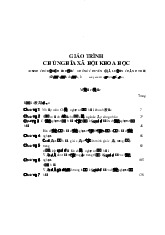 Giáo trình Chủ nghĩa xã hội khoa học - Kinh tế chính trị Mác Lênin | Trường Đại học Kinh tế, Đại học Quốc gia Hà Nội