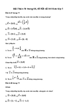 Bài tập cuối chương 4