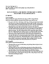 Bài tập Chương 14: Thị trường vốn hiệu quả và những thách thức từ tài chính hành vi | Đại học Cần Thơ