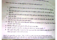 Đề thi cuối kỳ học phần Công pháp quốc tế năm 2024 - 2025 | Đại học Luật Thành phố Hồ Chí Minh