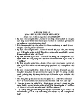 Đề cương thi cuối kỳ - Chủ nghĩa xã hội khoa học | Trường Đại học Kinh tế, Đại học Quốc gia Hà Nội