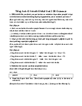 Giải SGK Tiếng Anh 12 Friends Global Unit 2 2B Grammar