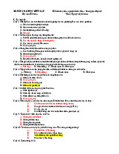 Đề kiểm tra trắc nghiệm kiến thức môn Nguyên lý kế toán | Trường Đại học Thủy Lợi