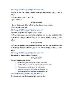 Giải VBT môn Tiếng việt 2 - Bài 21: Mai An Tiêm | Kết nối tri thức