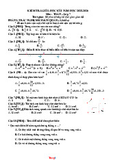 Đề Thi Giữa HK1 Toán 7 Năm 2025-2026 Có Đáp Án-Đề 2