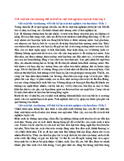 Văn mẫu lớp 6 Chân trời sáng tạo bài Viết một bài văn khoảng 400 chữ kể lại một trải nghiệm của bản thân