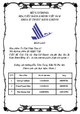 Báo cáo Tối ưu hoá kế hoạch chuyến bay khi bị gián đoạn bằng AI môn Trí tuệ nhân tạo AI | Học viện Hàng Không Việt Nam