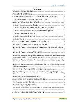 Giải bài toán chứa căn – Nguyễn Tiến