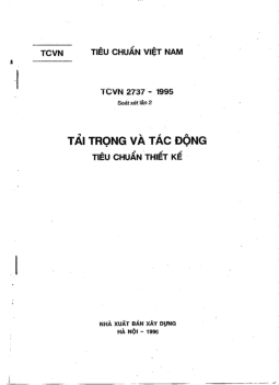Giáo trình Tải trọng và tác động tiêu chuẩn thiết kế