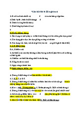 50 câu hỏi trắc nghiệm - Môn giáo dục thể chất - Đại Học Kinh Tế - Đại học Đà Nẵng