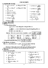 Tóm tắt Công thức Toán cao cấp A1, 2 | Đại học Tài Chính - Marketing