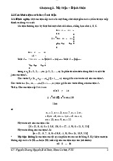 Chương 1: Ma trận định thức | Môn toán cao cấp