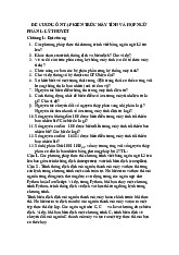 Đề cương ôn tập môn Kiến trúc máy tính và hợp ngữ | Đại học Đồng Tháp