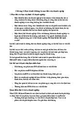 Chương 2 bảo vệ môi trường và mục tiêu của doanh nghiệp môn Môi trường và lợi thế cạnh tranh   | Học viện Nông nghiệp Việt Nam