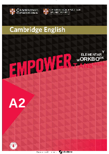 Giáo trình Empower A2 elementary workbook - Nghiên cứu khoa học | Trường Đại học Khoa học Tự nhiên, Đại học Quốc gia Thành phố Hồ Chí Minh