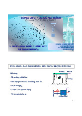Bài giảng Động lực học công trình môn Cơ học kết cấu | Trường Đại học Xây Dựng Hà Nội
