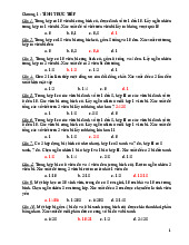 Bài tập xác suất thống kê có đáp án 1 |Đại học Nội Vụ Hà Nội