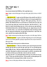 Ôn tập bài 1 nhận định về hiến pháp | Môn Luật Hiến Pháp - Trường Đại học Luật Hà Nội