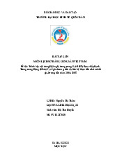 Trình bày nội dung Hội nghị trung ương 8 (6/1985) Ban chấp hành Trung ương Đảng (Khóa V) về giá-lương-tiền và liên hệ thực tiễn nhức nhối giá-lương-tiền năm 2004-2005 | Bài tập lớn môn Lịch sử đảng cộng sản Việt Nam
