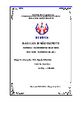 Báo cáo 10 mẫu hành vi - môn học: mẫu thiết kế phần mềm. học kỳ II – năm học 2023-2024 | Trường đại học sư phạm kỹ thuật TP. Hồ Chí Minh