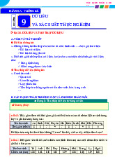 Phương pháp giải toán dữ liệu và xác suất thực nghiệm Toán 6 KNTTVCS