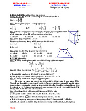 Đề Thi HK2 Toán Lớp 8 Năm Học 2025-2026 Có Đáp Án