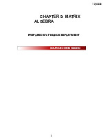 Silde bài giảng chương 9 môn toán cao cấp ( Tiếng anh chất lượng cao )