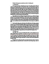 Cơ sở lý thuyết về tiêu dùng xanh và sản phẩm xanh trong môi trường