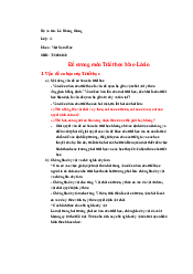 Đề cương môn Triết học Mac-Lênin | Trường đại học Điện Lực